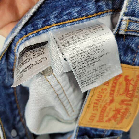 Vintage Levi Jeans Mens Sz 40x30 Blue Y2k Grunge Gorpcore Levis Jean Pant Pants - Picture 7 of 16